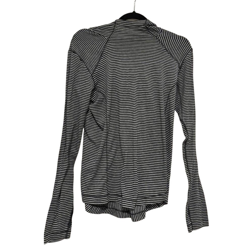 Womens sz M grey/black Columbia hooded athletic shirt #557